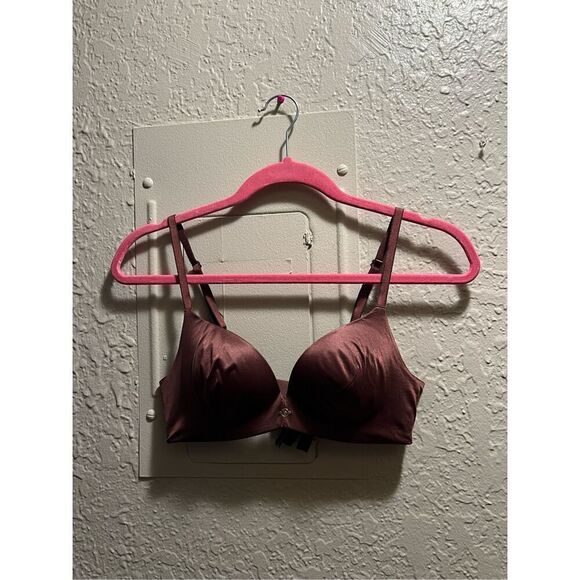 Brown Victorias Secret So Obsessed Padded No-Wire Bra Size 32B - Picture 1 of 14
